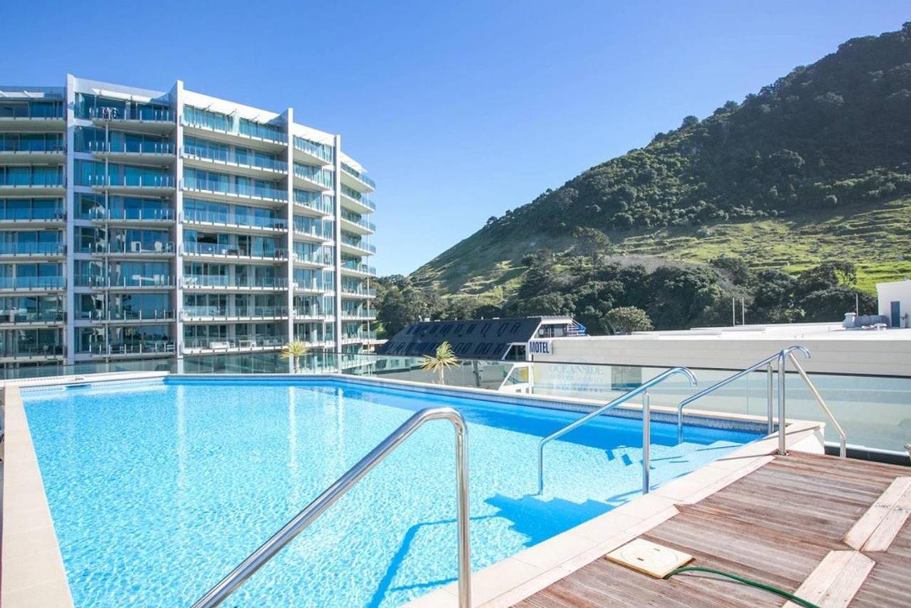 Luxury Ocean & Harbour Views - Heated Pool, Main Beach & Gym Mount Maunganui Exterior photo